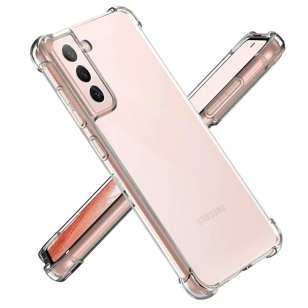 Custodia per Samsung Galaxy S21 5G G991, Techsuit, Shockproof Clear, Trasparente - immagine 1