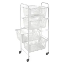 MIAMI Carrello porta vivande Bianco - immagine 1