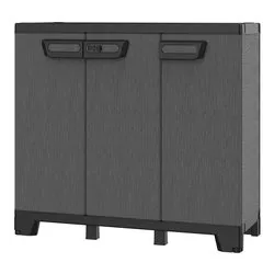 ARDESIA CAB 102B Armadio plastica 3 Ante battenti (100cm) Mobile KIT - immagine 1