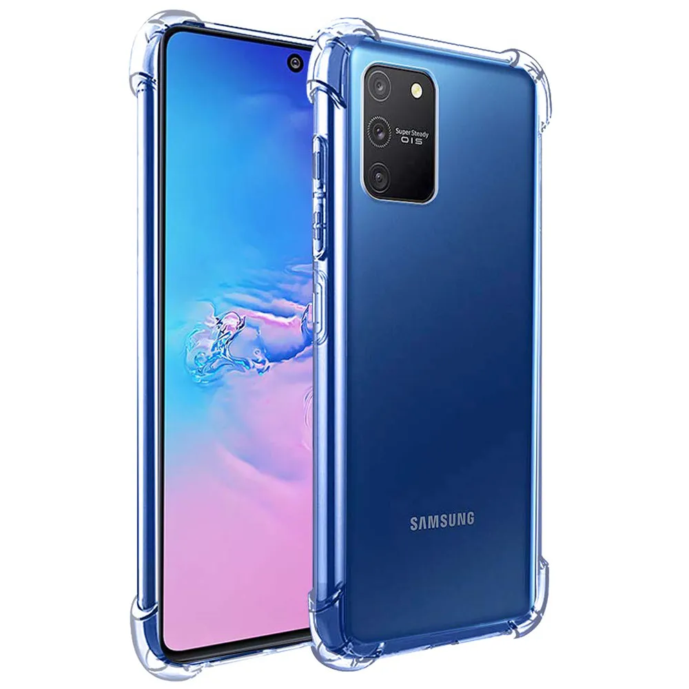 Custodia per Samsung Galaxy S10 Lite G770, Techsuit, Shockproof Clear, Trasparente - immagine 1