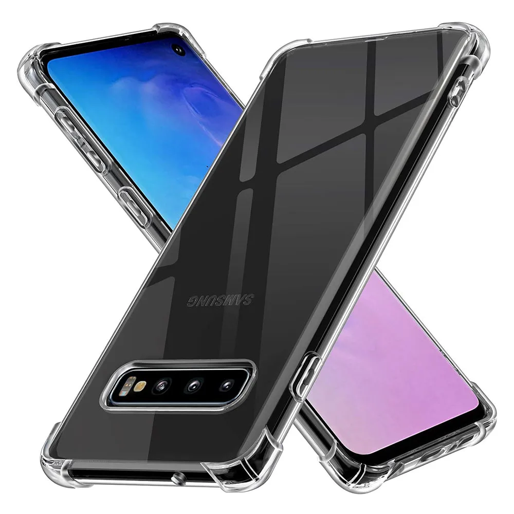 Custodia per Samsung Galaxy S10 G973, Techsuit, Shockproof Clear, Trasparente - immagine 1