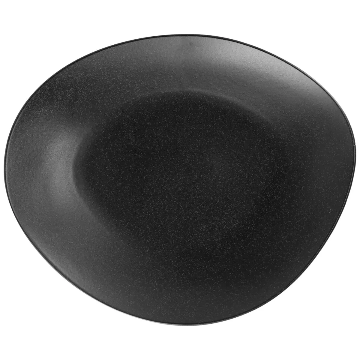 6x VEGA Piatto Masca piano, forma organica; 32x26.5 cm (LxL); nero; organica; 6 pz. / Pacco - immagine 1