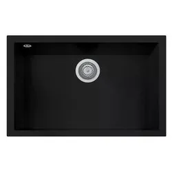 Lavello 1 vasca (76x43,5cm) CUBE Deep Black Opaco ON7610STN6 - immagine 1