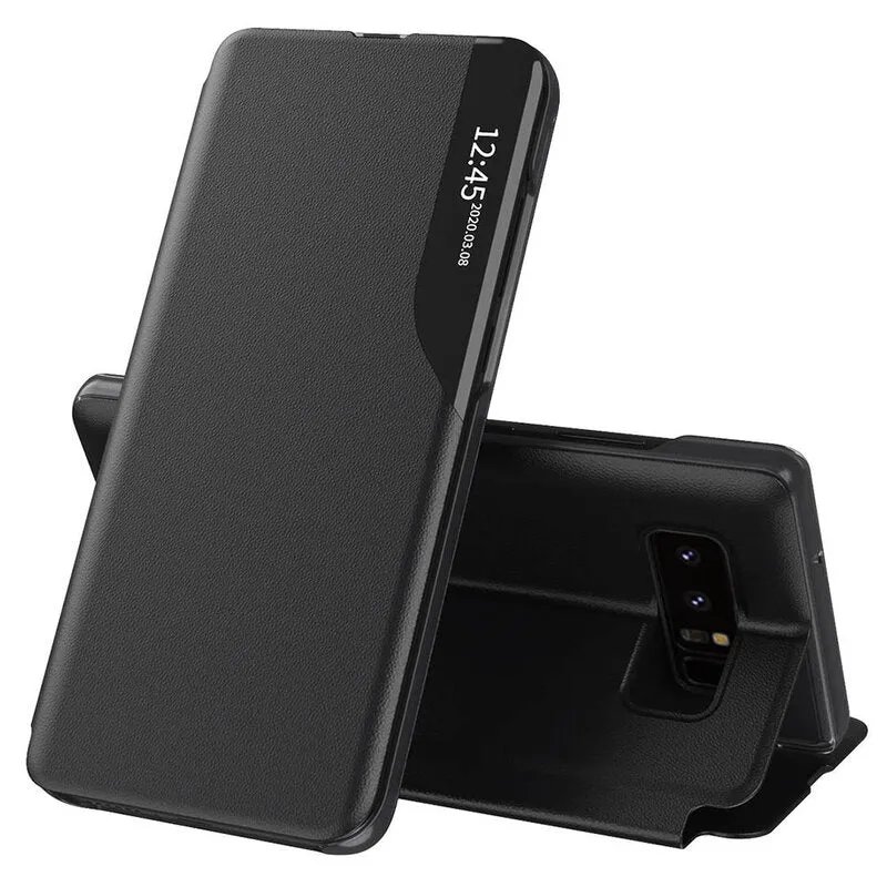 Custodia per Samsung Galaxy Note 8 N950, Techsuit, eFold, Nera - immagine 1