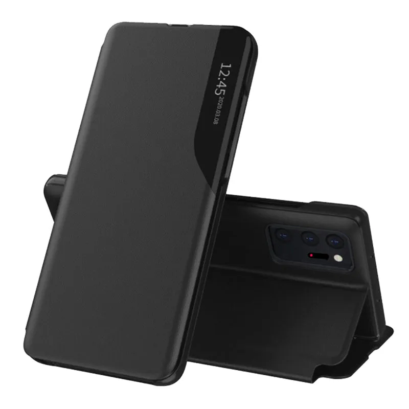 Custodia per Samsung Galaxy Note 20 Ultra 5G N986 / Note 20 Ultra N985, Techsuit, eFold, Nera - immagine 1