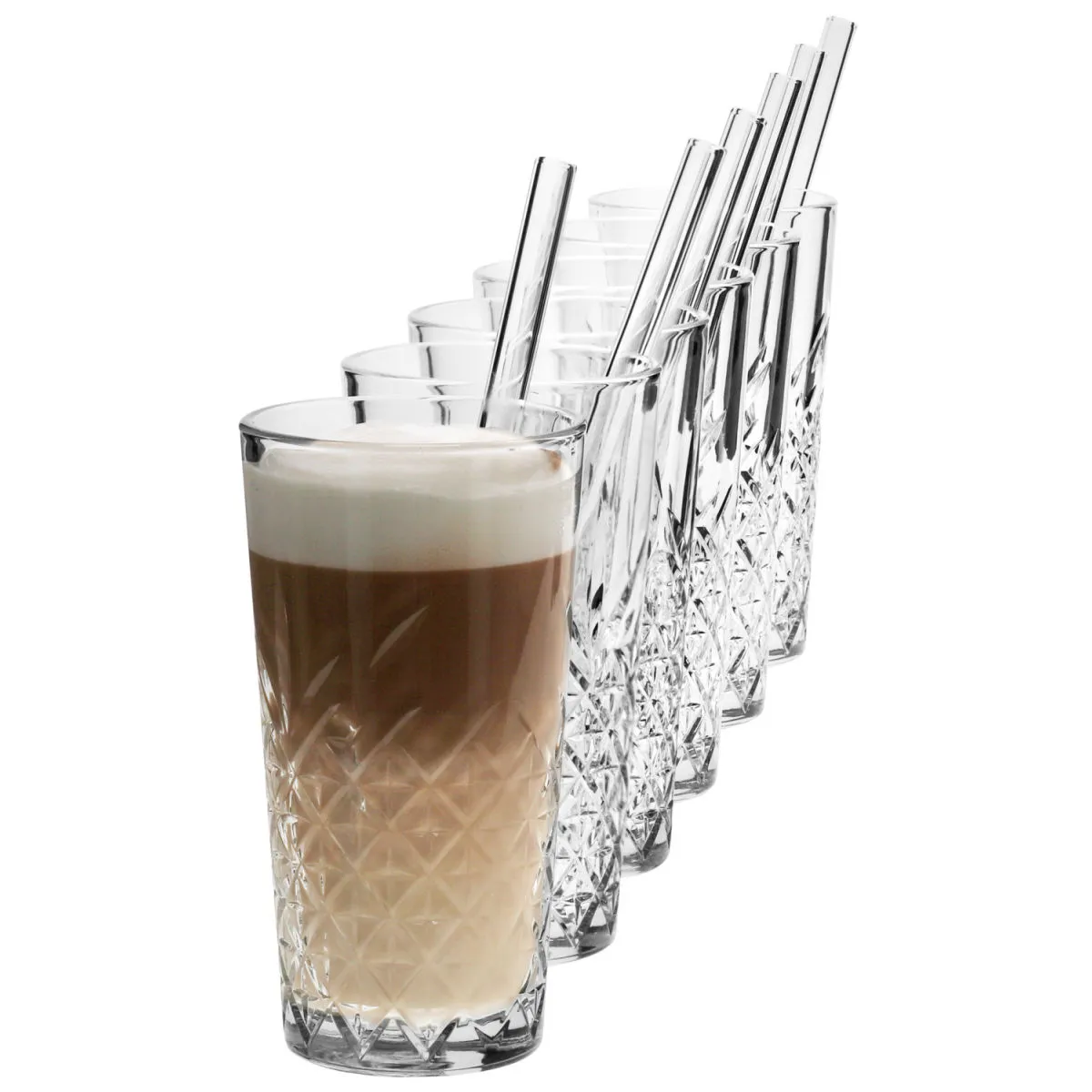 VEGA Set bicchieri Latte Macchiato 12 pezzi; 360 ml, 7.9x14.7 cm (ØxH); trasparente - immagine 1