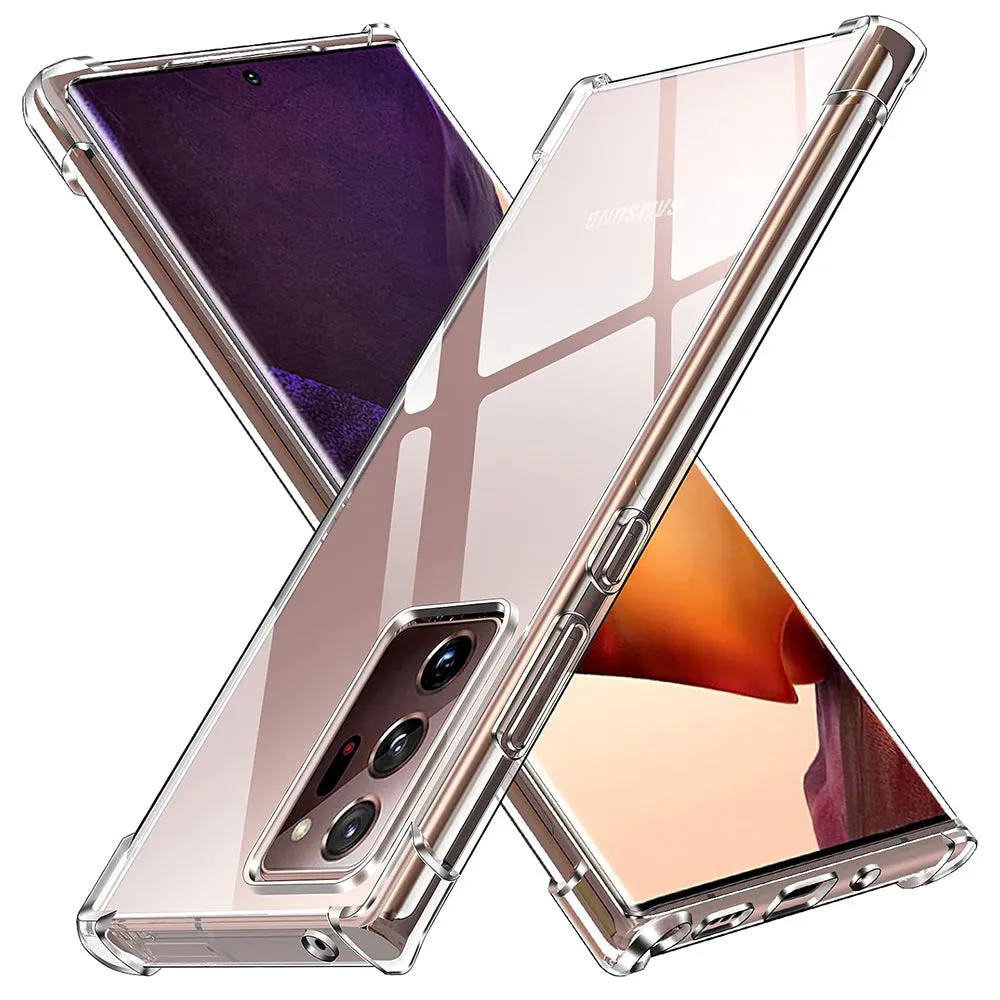 Custodia per Samsung Galaxy Note 20 Ultra 5G N986 / Note 20 Ultra N985, Techsuit, Shockproof Clear, Trasparente - immagine 1