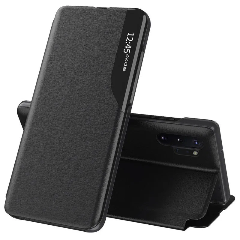 Custodia per Samsung Galaxy Note 10+ 5G N976 / Note 10+ N975, Techsuit, eFold, Nera - immagine 1