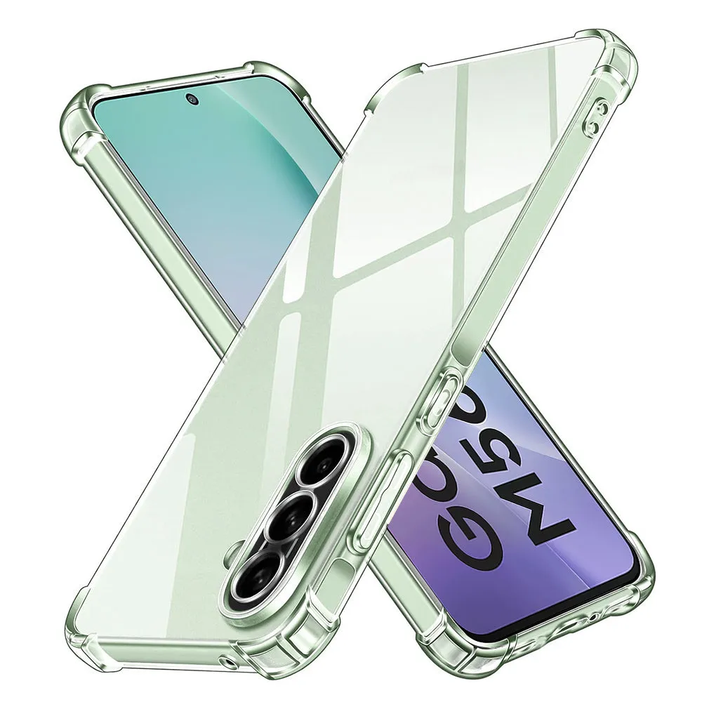 Custodia per Samsung Galaxy M56 M566, Techsuit, Shockproof Clear, Trasparente - immagine 1