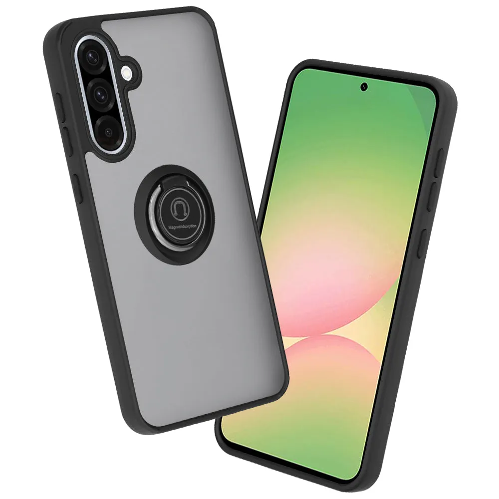 Custodia per Samsung Galaxy A56 A566, Techsuit, Glinth, Nera - immagine 1