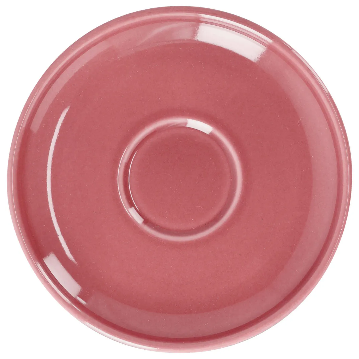 6x VEGA Piattino per tazzina da caffè Alegria; 12 cm (Ø); rosso chiaro; 6 pz. / Pacco - immagine 1