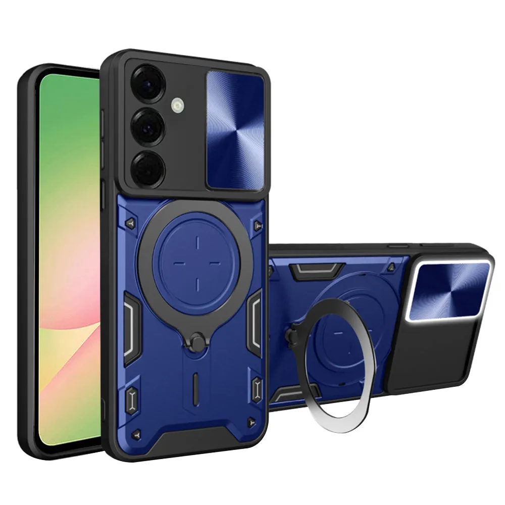 Custodia per Samsung Galaxy A56 A566, Techsuit, CamGuard Pro, Blu - immagine 1