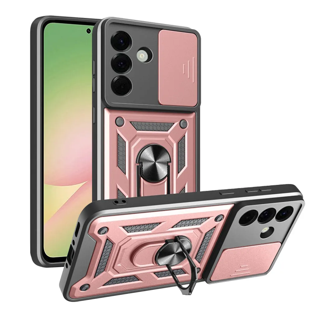 Custodia per Samsung Galaxy A56 A566, Techsuit, CamShield, Rosa - immagine 1