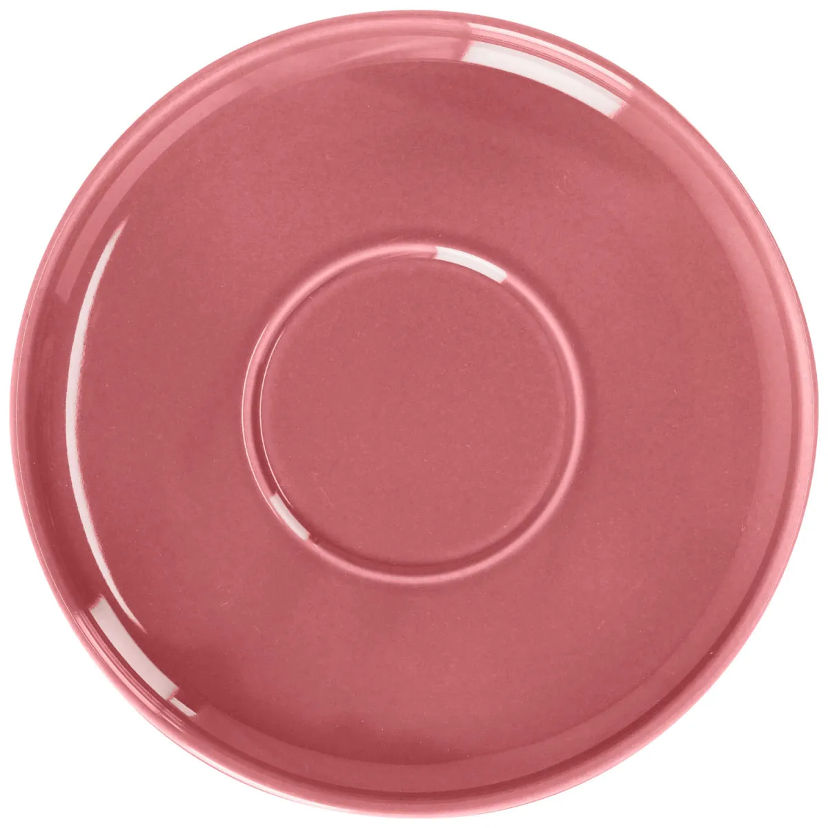 6x VEGA Piattino per tazza tè Alegria; 18 cm (Ø); rosso chiaro; rotonda; 6 pz. / Pacco - immagine 1