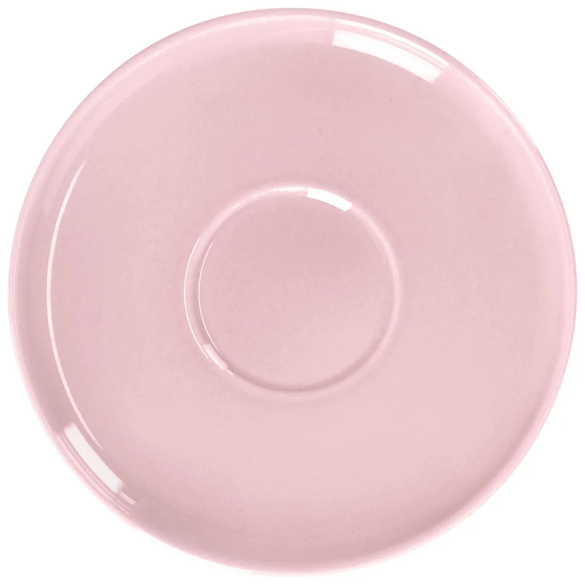 6x VEGA Piattino per tazza cappuccino Alegria; 15 cm (Ø); rosa; rotonda; 6 pz. / Pacco - immagine 1