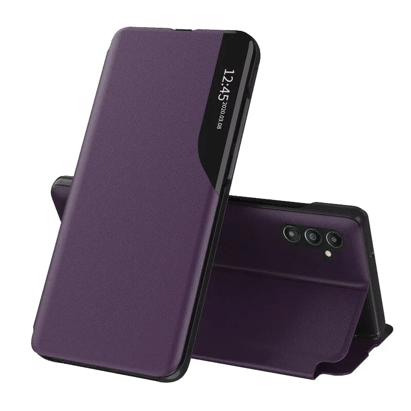 Custodia per Samsung Galaxy A55 5G A556, Techsuit, eFold, Viola - immagine 1