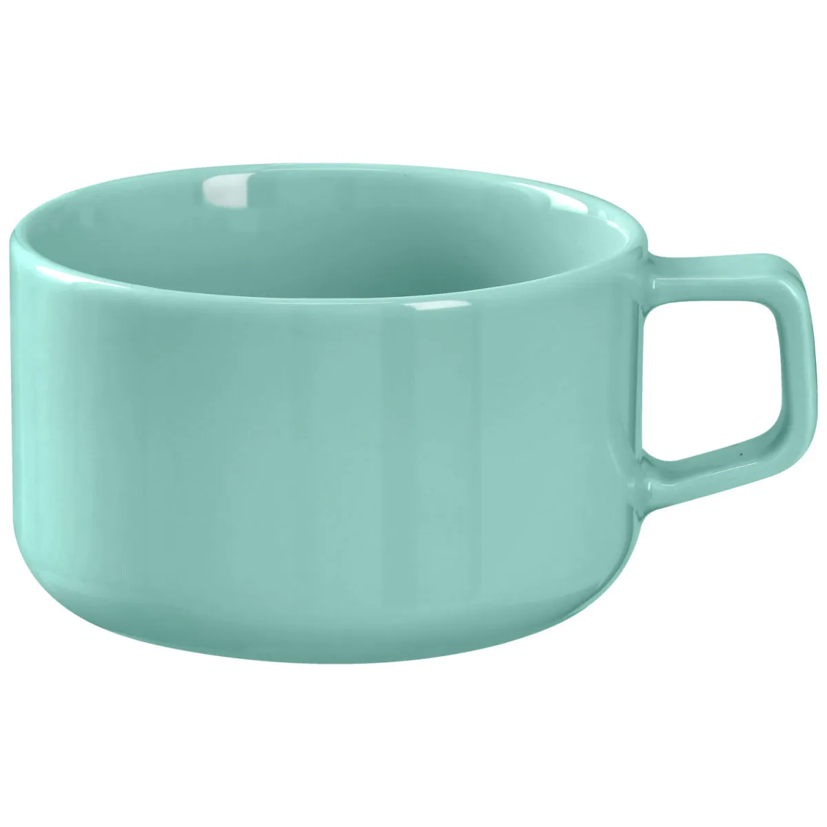 6x VEGA Tazza tè Alegria; 330 ml, 9.9x6.4 cm (ØxH); turchese; rotonda; 6 pz. / Pacco - immagine 1