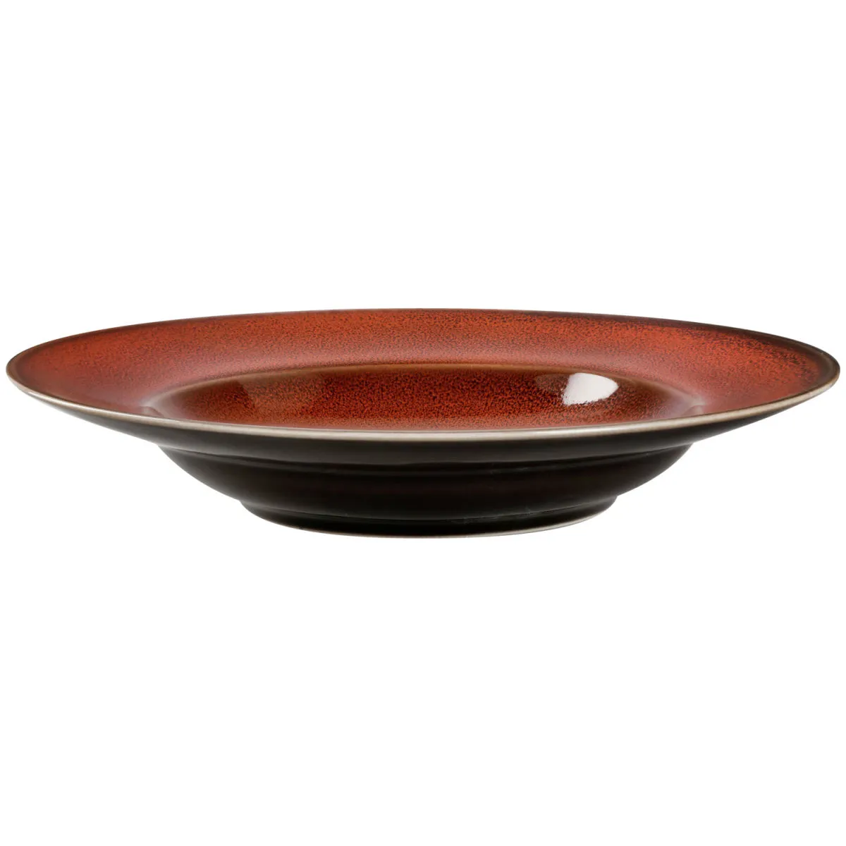 6x VEGA Piatto Oriente fondo; 200 ml, 24x4 cm (ØxH); terracotta; rotonda; 6 pz. / Pacco - immagine 1