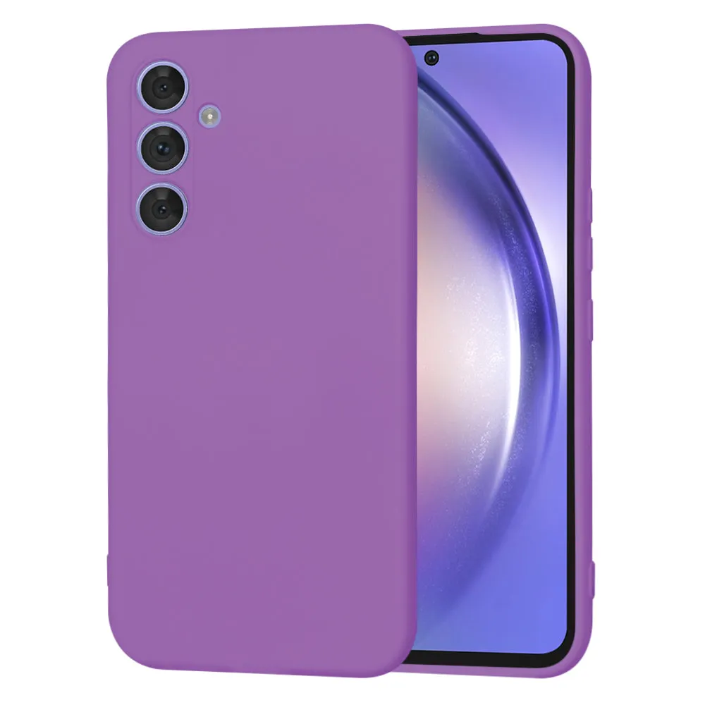 Custodia per Samsung Galaxy A54 A546, Techsuit, SoftFlex, Viola - immagine 1