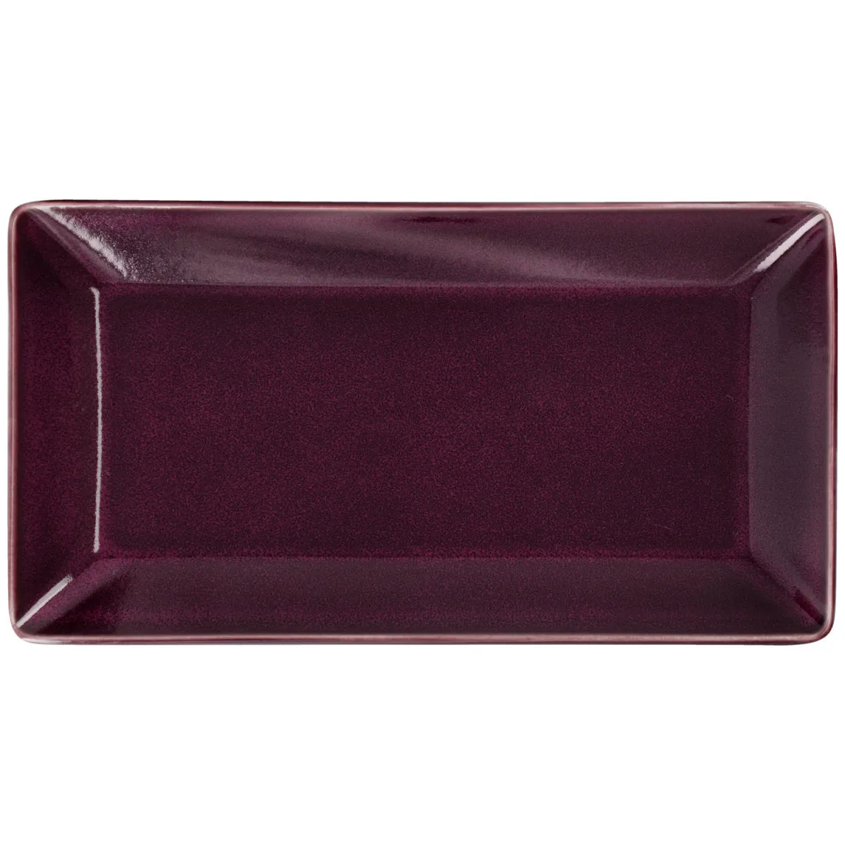 2x VEGA Piatto Oriente; 31x16.5x3.2 cm (LxLxH); melanzana; rettangolare; 2 pz. / Pacco - immagine 1
