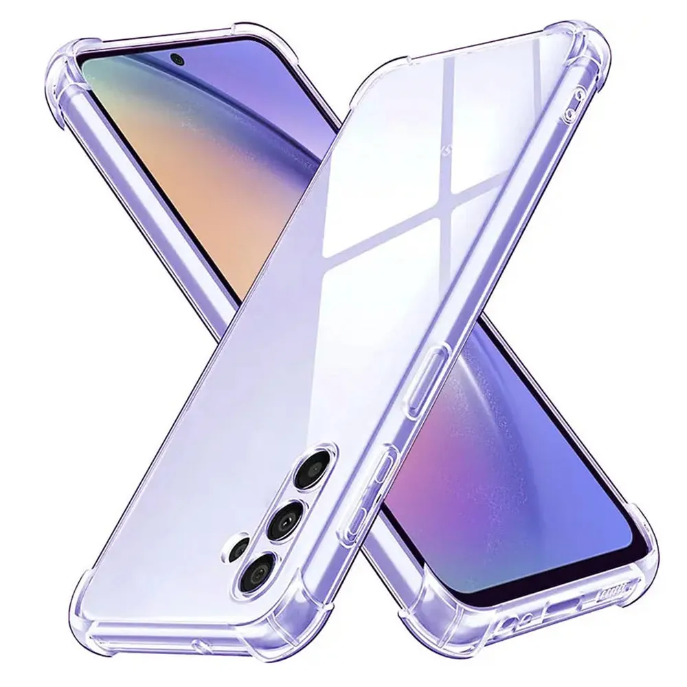 Custodia per Samsung Galaxy A54 A546, Techsuit, Shockproof Clear, Trasparente - immagine 1