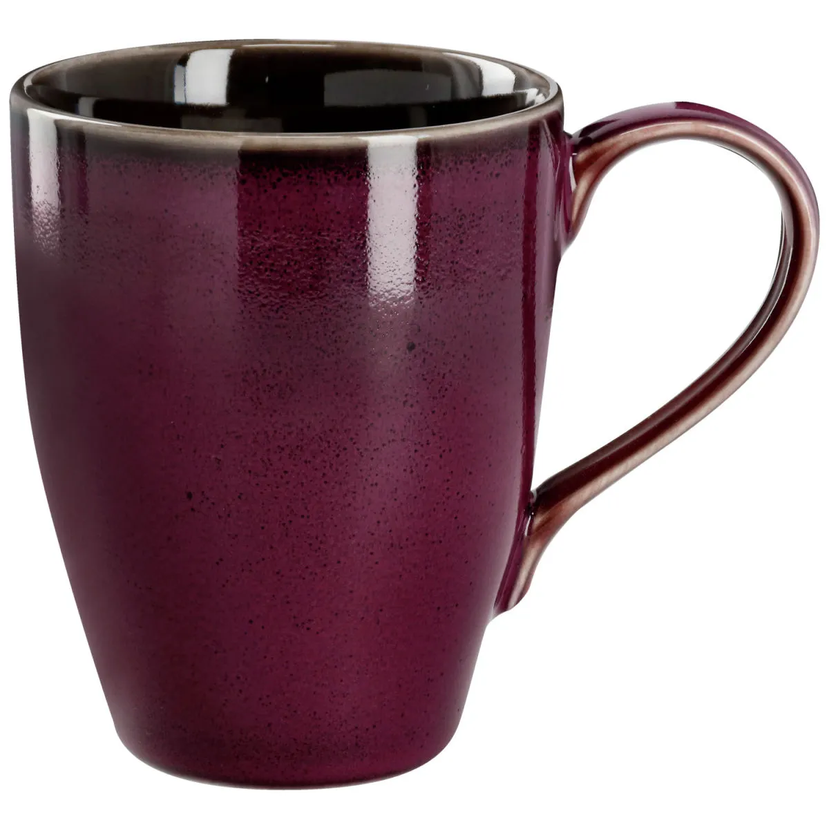 6x VEGA Tazza mug con manico Oriente; 300 ml, 8.5x10.5 cm (ØxH); melanzana; rotonda; 6 pz. / Pacco - immagine 1