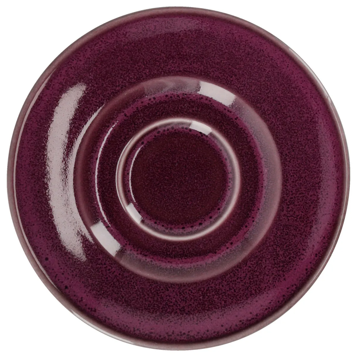 6x VEGA Piattino per tazzina caffè Oriente; 12.4 cm (Ø); melanzana; rotonda; 6 pz. / Pacco - immagine 1