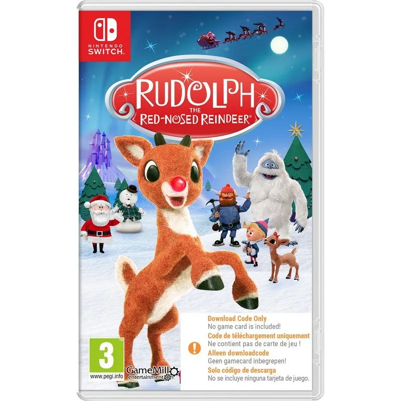 Rudolph la renna dal naso rosso Codice in una scatola per Nintendo Switch - immagine 1