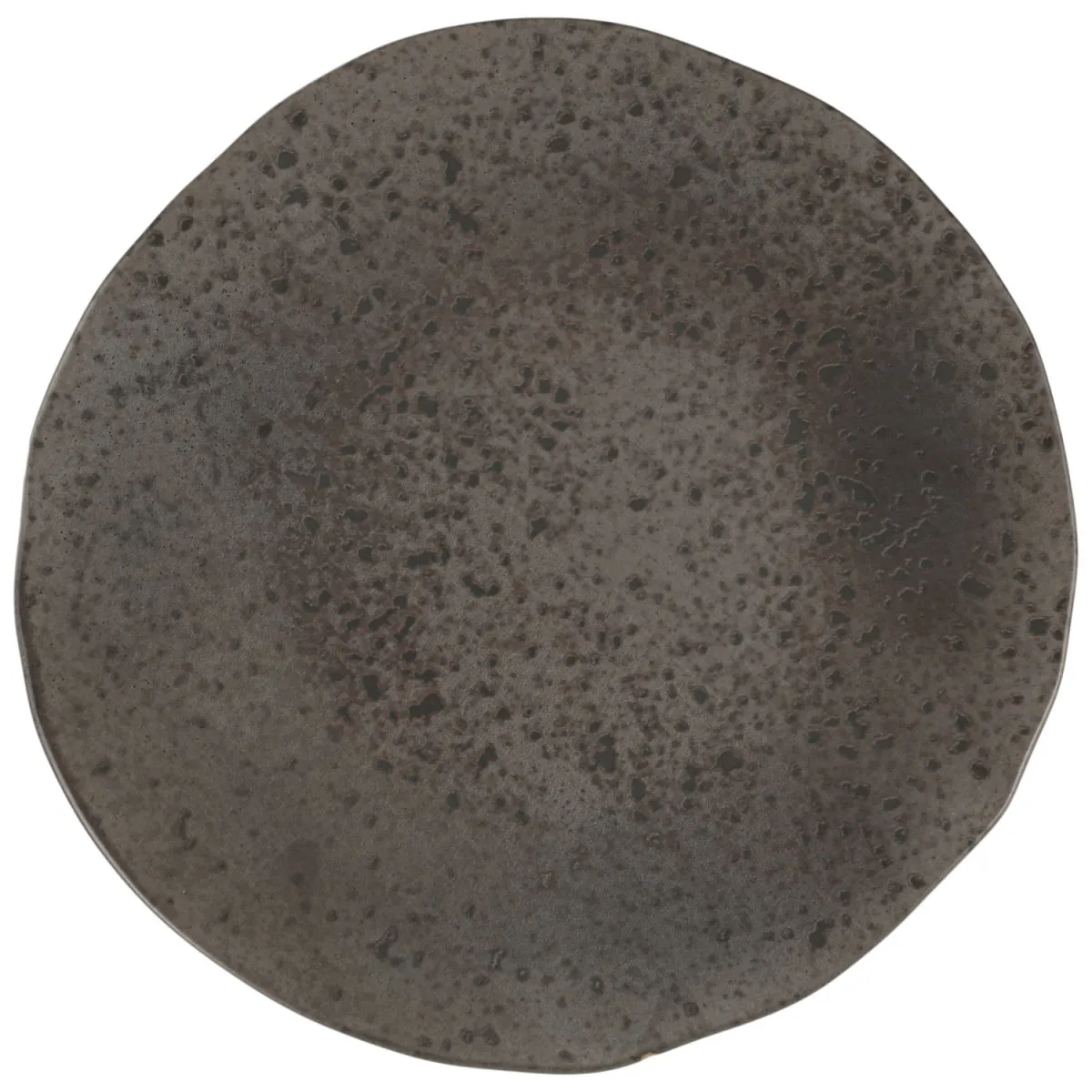 6x Porland Piatto piano Ironstone; 28.5x2.35 cm (ØxH); marrone scuro/nero; rotonda; 6 pz. / Pacco - immagine 1
