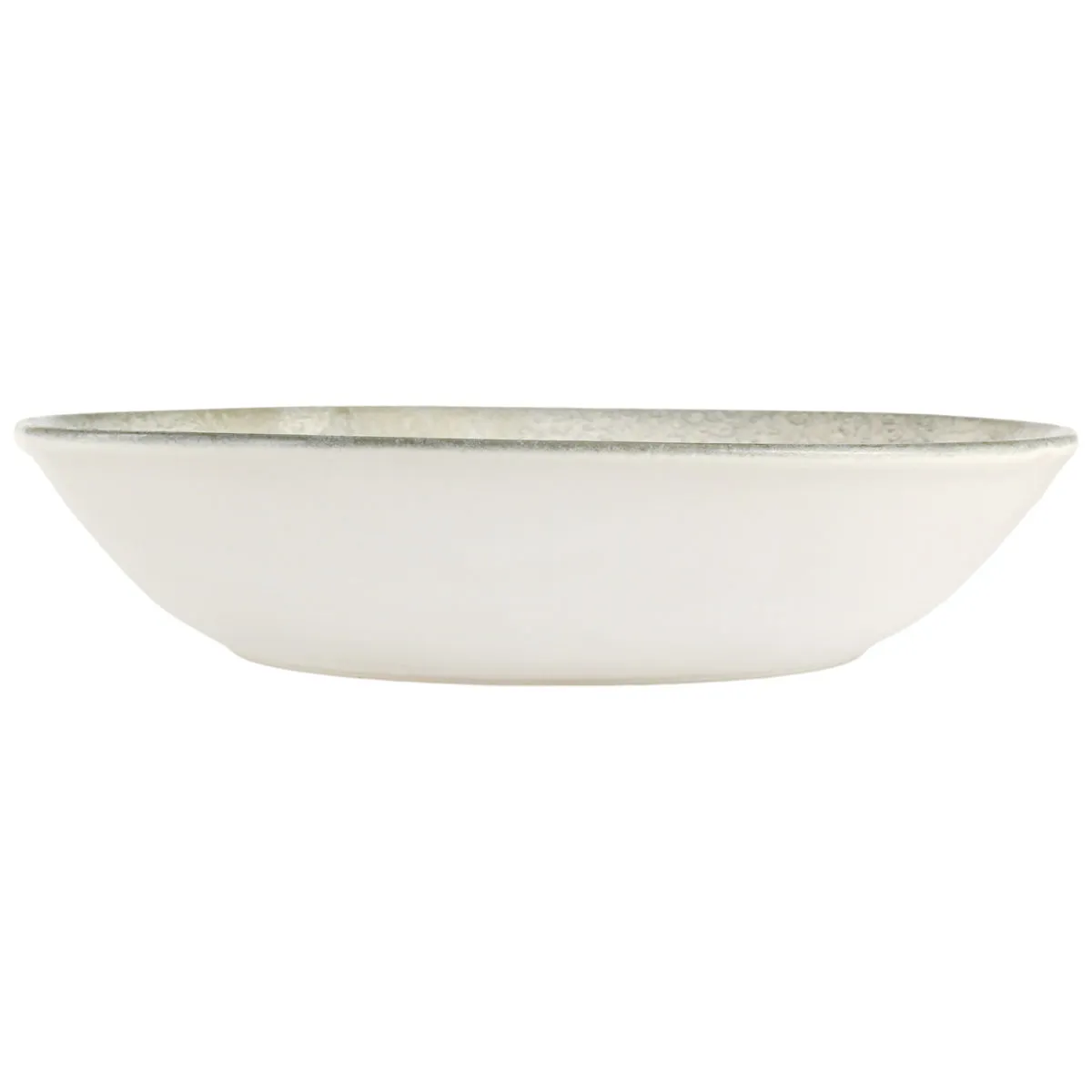 6x Porland Piatto Selene; 955 ml, 23x4.88 cm (ØxH); grigio/bianco; rotonda; 6 pz. / Pacco - immagine 1