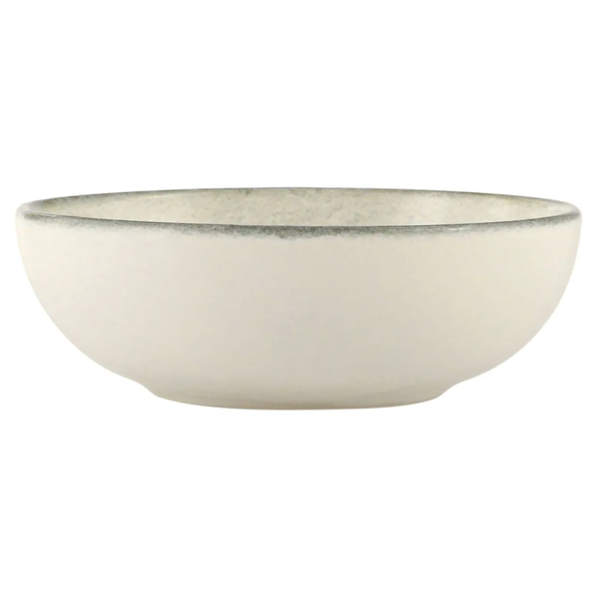 6x Porland Ciotola Selene; 130 ml, 10.3x3.5 cm (ØxH); grigio/bianco; 6 pz. / Pacco - immagine 1