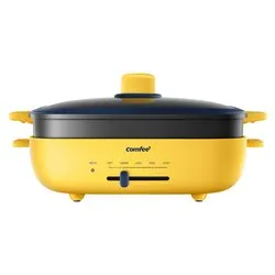 Griglia elettrica 1300W MONSTERCHEF MC DH3020A2 6in1 Giallo - immagine 1