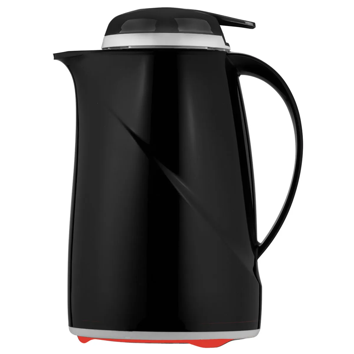 helios caraffa termica Wave Push; 600 ml, 12.8x22.3 cm (ØxH); nero - immagine 1