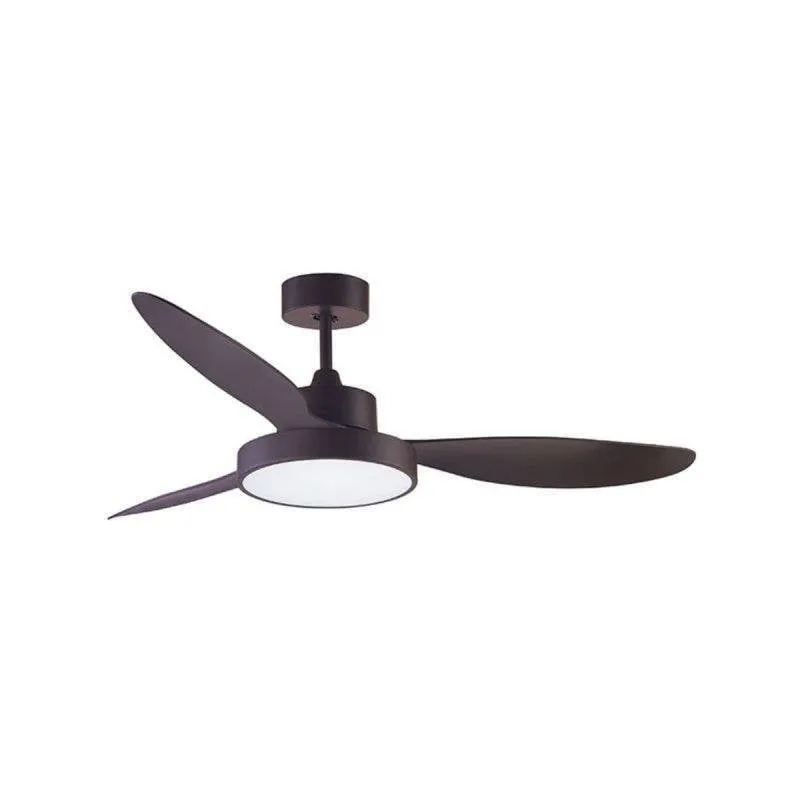 Ventilatore da Soffitto Bel Air Home Tulum Shakespear 25W LED 120 cm Marrone - immagine 1