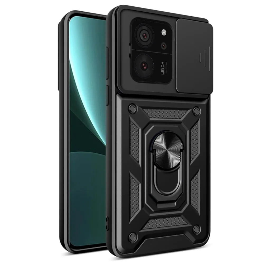 Custodia per Xiaomi 13T Pro / 13T, Techsuit, CamShield, Nera - immagine 1
