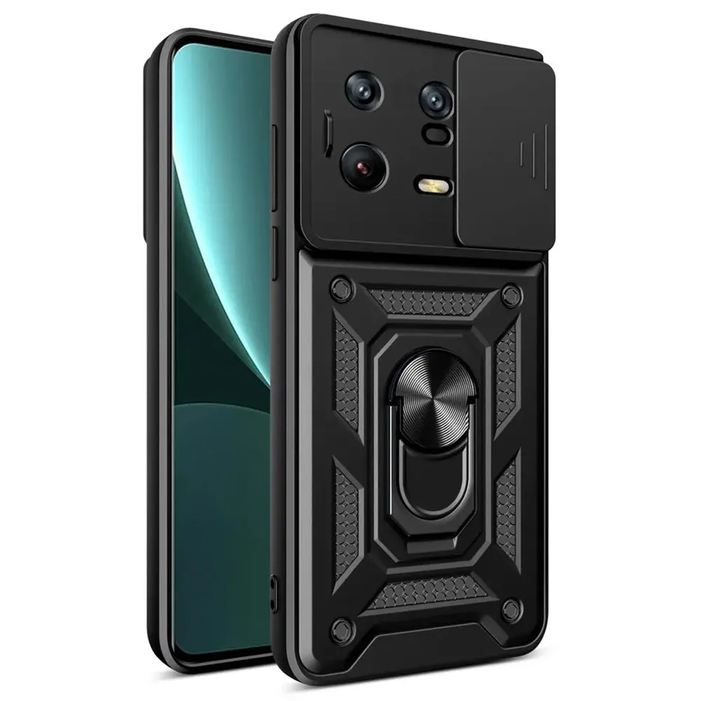 Custodia per Xiaomi 13 Pro, Techsuit, CamShield, Nera - immagine 1