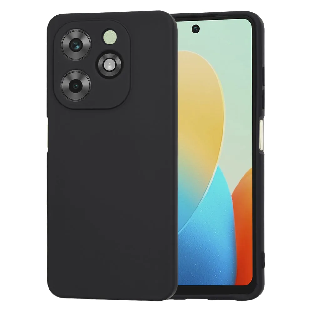 Custodia per Tecno Spark Go 2024 / Spark 20C, Techsuit, SoftFlex, Nera - immagine 1