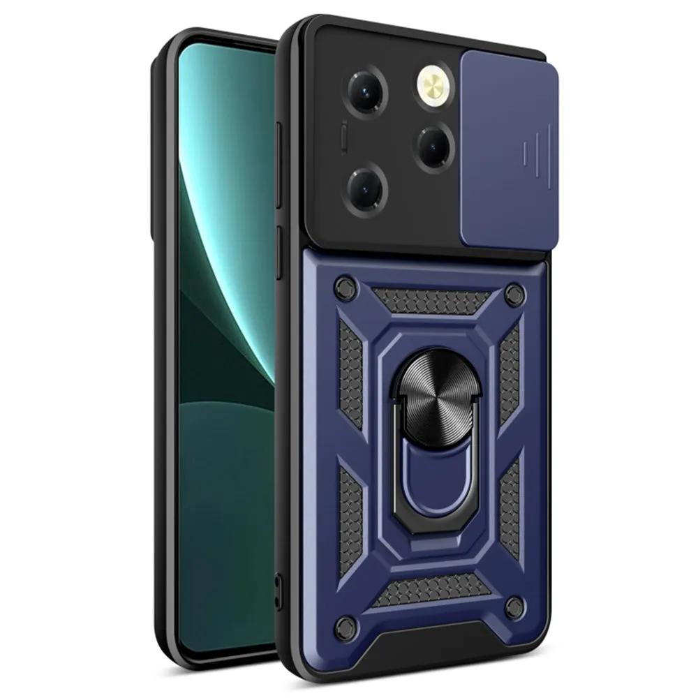 Custodia per Tecno Spark 20 Pro / Infinix Hot 40 / Hot 40 Pro, Techsuit, CamShield, Blu - immagine 1