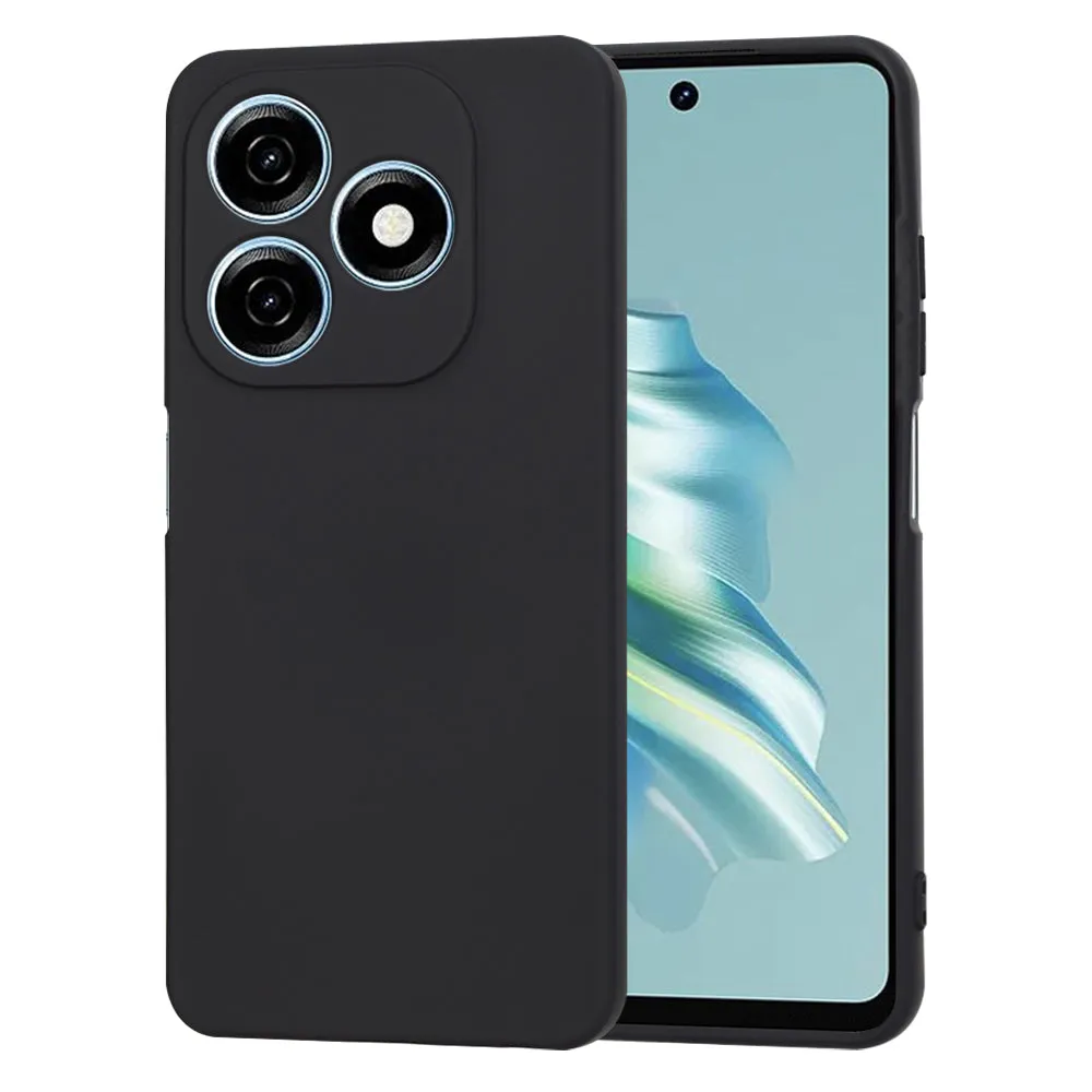 Custodia per Tecno Spark 20, Techsuit, SoftFlex, Nera - immagine 1