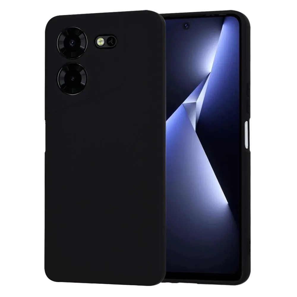 Custodia per Tecno Pova 5 Pro, Techsuit, SoftFlex, Nera - immagine 1