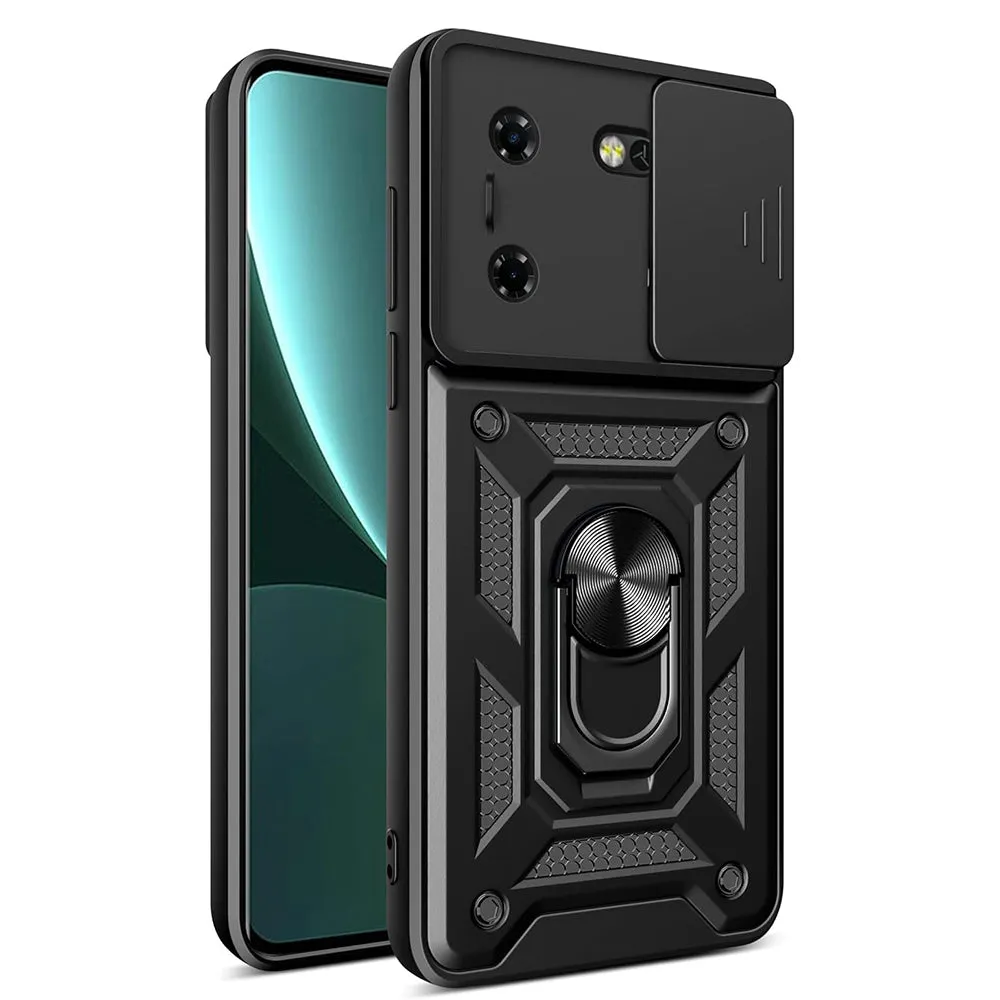 Custodia per Tecno Pova 5 Pro, Techsuit, CamShield, Nera - immagine 1