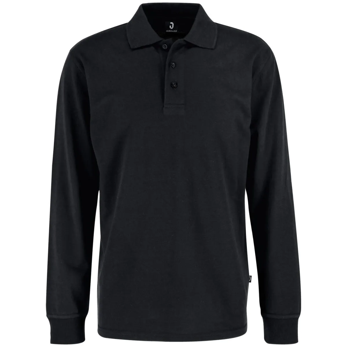 JOBELINE Polo da uomo Fly maniche lunghe; Taglia XL; nero - immagine 1