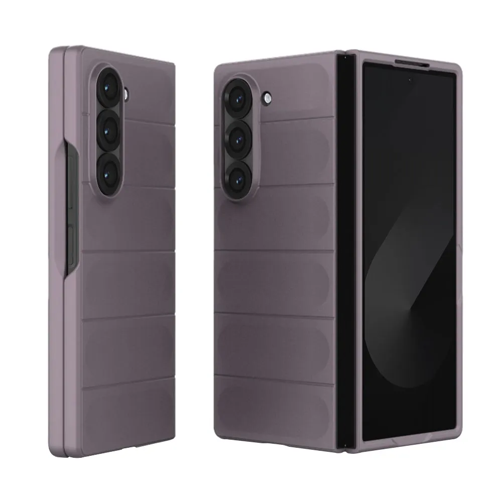Custodia per Samsung Galaxy Z Fold6 F956, Techsuit, Magic Shield, Viola - immagine 1