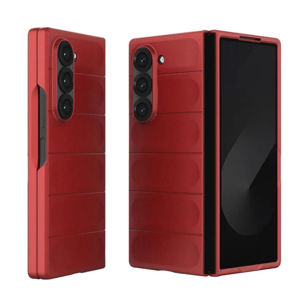Custodia per Samsung Galaxy Z Fold6 F956, Techsuit, Magic Shield, Rossa - immagine 1