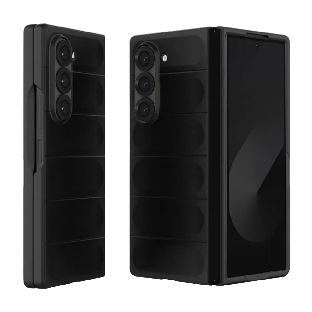 Custodia per Samsung Galaxy Z Fold6 F956, Techsuit, Magic Shield, Nera - immagine 1