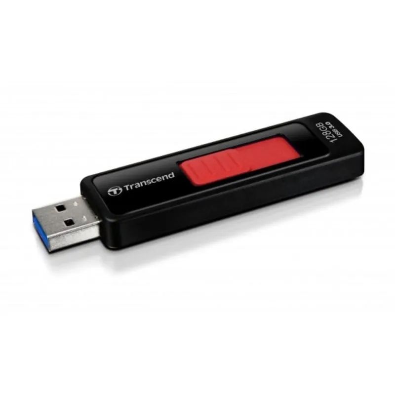 Chiavetta USB Transcend JetFlash 760 128GB USB 3.2 Gen 1 Nero Rosso - immagine 1