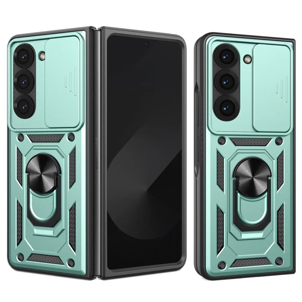 Custodia per Samsung Galaxy Z Fold6 F956, Techsuit, CamShield, Verde - immagine 1