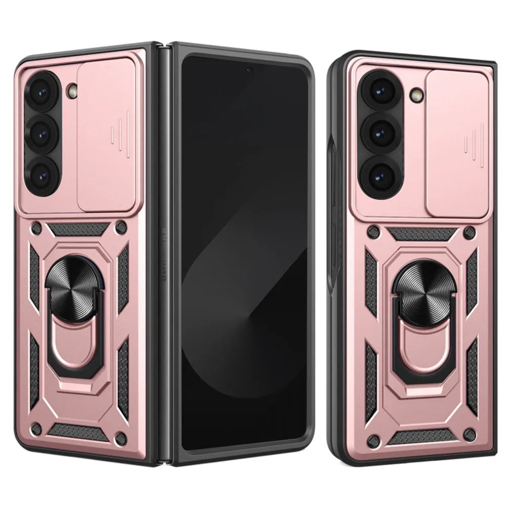 Custodia per Samsung Galaxy Z Fold6 F956, Techsuit, CamShield, Rosa - immagine 1