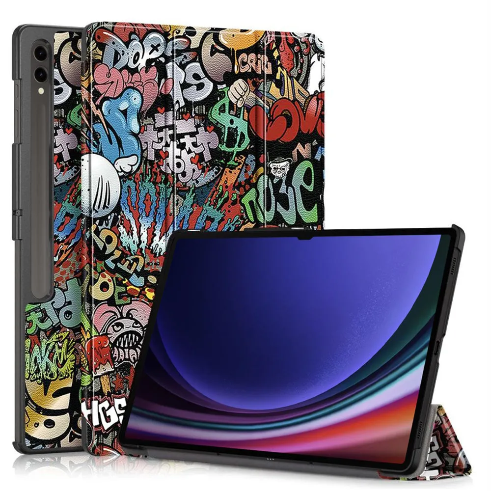 Custodia per Samsung Galaxy Tab S8 Ultra, Techsuit, FoldPro Urban Vibe, Multicolore - immagine 1