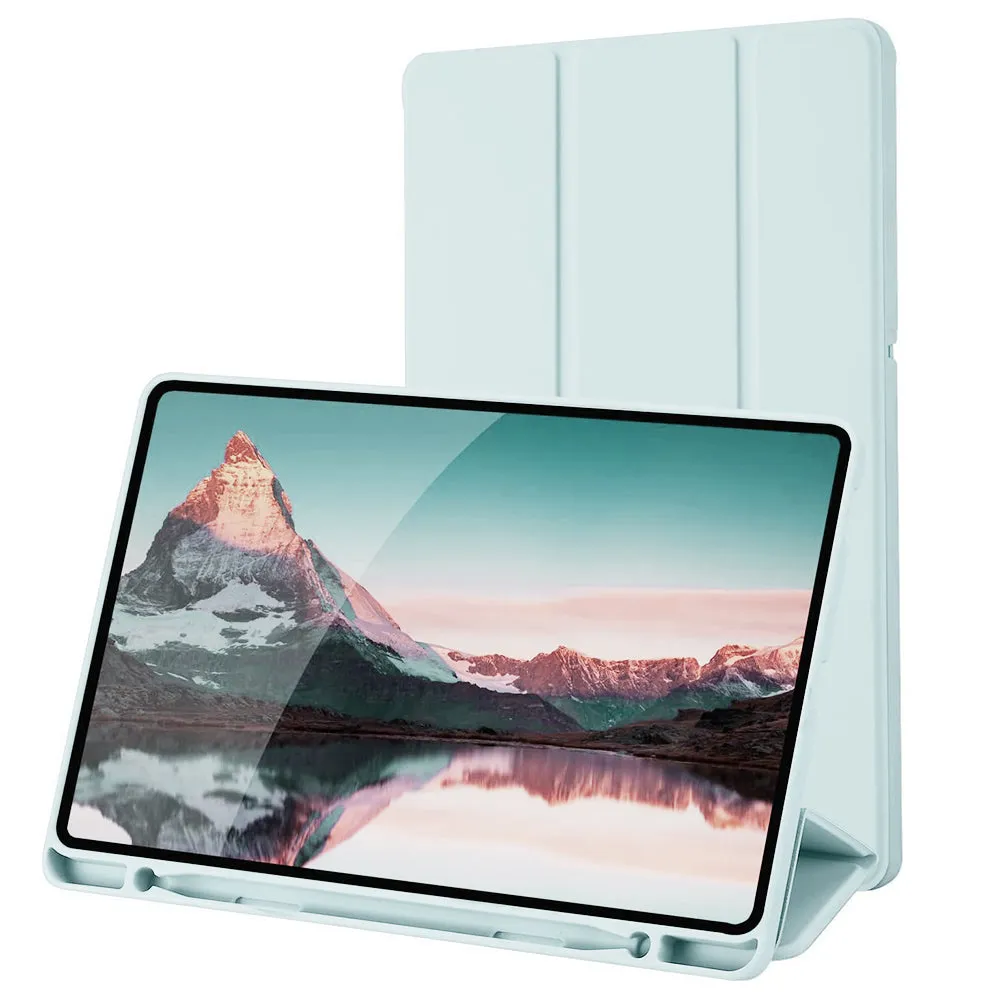 Custodia per Samsung Galaxy Tab S6 Lite (2024) / Tab S6 Lite (2022) / Tab S6 Lite (2020), Techsuit, Flex Trifold, Blu - immagine 1